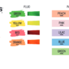 Farbkarte Direct (Pastell, Fluo, Bang, Fard)